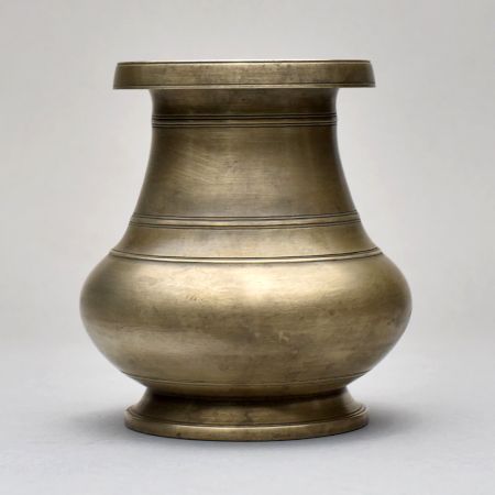 South Indian Vintage Holy Water Pot Made of Finest Brass