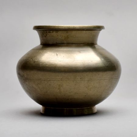 High Quality Brass Holy Water Pot for Hindu Rituals