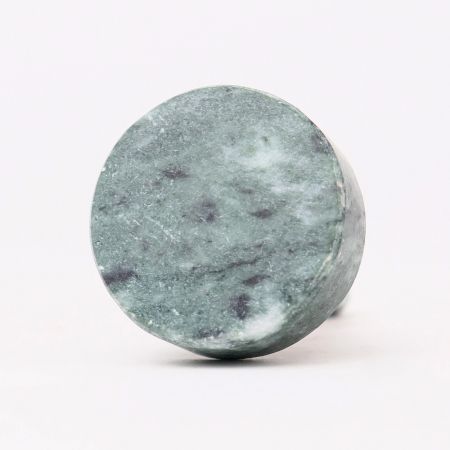 Round Teal Green Stone Dresser Knob