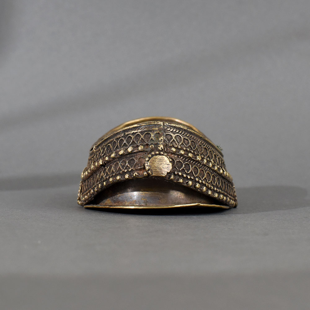 Vintage Tribal Brass Ashtray for Indoor Decoration