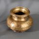 Handcrafted Vintage Brass Holy Water Pot from South India