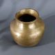 Plain Holy Water Pot Made of Brass in Vintage Finish