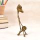 Handmade Vintage Folk Brass and Iron Figure with Animal Head