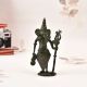 Finest Tribal Brass Lord Ganesha Statue with Trident and Kamandal