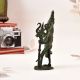 Finest Tribal Brass Lord Ganesha Statue with Trident and Kamandal