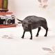 Vintage Dark Finish Brass Ox Statue for Home Decoration