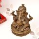 Vintage Antique Brass Lord Ganesha Statue for Decoration