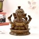Vintage Antique Brass Lord Ganesha Statue for Decoration