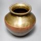 Vintage Brass Copper Ganga Jamuna Water Pot for Prayer Room