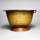 Plain Brown Handmade Brass Holy Pot for Prayer Room