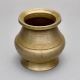 Vintage Sturdy Brass Holy Water Pot in South Indian Art