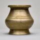 Vintage Sturdy Brass Holy Water Pot in South Indian Art
