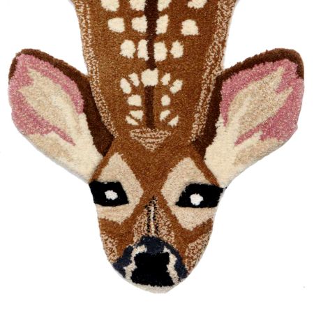 Hand Tufted Rug Antelope Deer Wool Rug