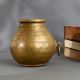 Traditional Brass Measuring Pot from Odisha Handcrafted with Tribal Charm