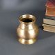 Traditional Brass Holy Water Pot Handcrafted Pooja Kalash for Rituals & Decor