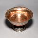 Vintage Copper Bowl Stand With Tin Plate