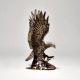 Antique Finish Eagle Standing In English Art