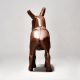 Vintage Iron Donkey Statue Handcrafted Collectible Figurine