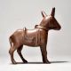 Vintage Iron Donkey Statue Handcrafted Collectible Figurine