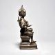 Burmese Art God Figure With Fine Art In White Metal