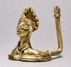 Tribal Art Lady Bust with Long Arms