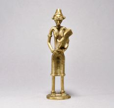 Tribal Woman with Child Figurine