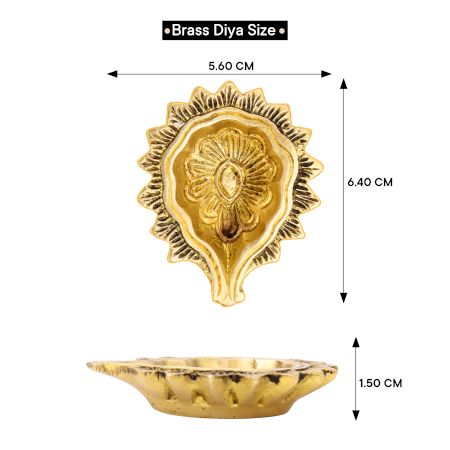 Brass Flower Bud Home Temple Mandir Decoration