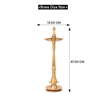 Handcrafted 7 Jyots Finest Brass Oil Lamp for Home Decoration
