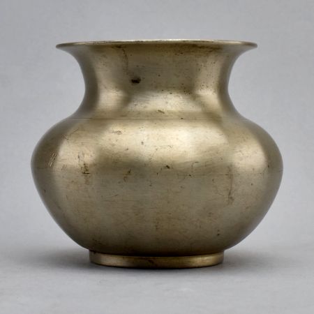 Vintage Plain Brass Holy Water Pot