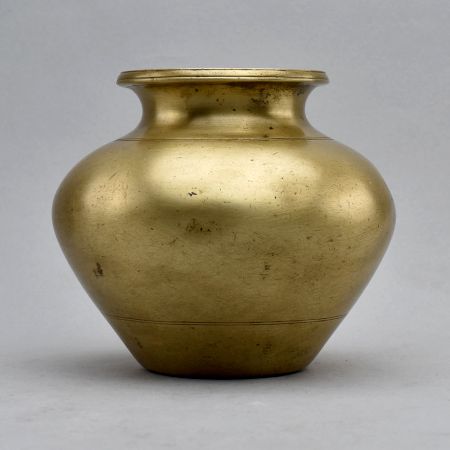 Antique Brass Holy Water Pot-South Indian Art