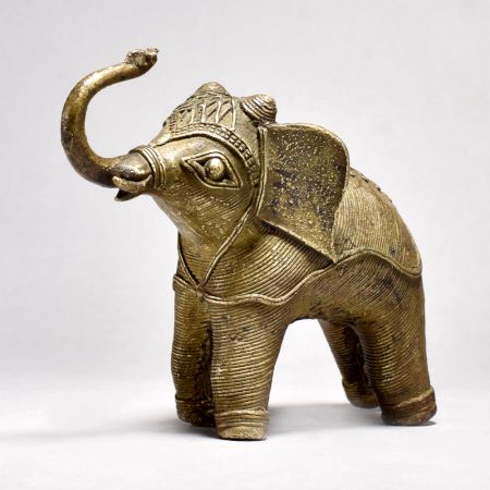 Vintage Tribal Elephant Figurine