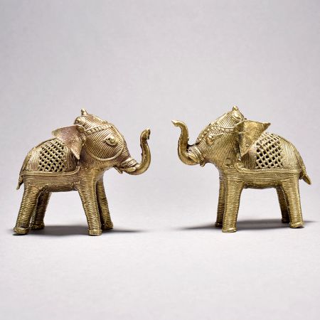 Tribal Art Elephant Figurine For Home Decor