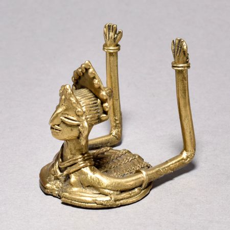 Tribal Art Lady Bust with Long Arms