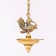 Magnificent Brass peacock With Hanging Lamp Or Diya