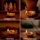 Brass Ganpati And Leaf Oil Lamp Diya