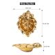 Brass Ganpati On Leaf Ritual Oil Lamp