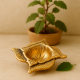 Traditional Brass Diya In Swastika Oil Lamp