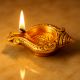 Decorative Conch Single Wick Oil Lamp Diya