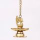 2 Pieces Brass Peacock 7 Wick Hanging Chain Diya