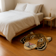 Rug Hand Tufted Woolen Tiger Face Rug