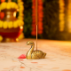 Antique Golden Brass Mini Duck Agarbatti Holder Stand