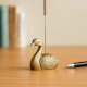 Antique Golden Brass Mini Duck Agarbatti Holder Stand