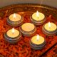 Handmade Tea Light Holder Made of Premium Ceramic in Set of 4