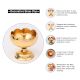 Golden Brass Flower Shape Lamp Diya for Decoration