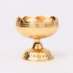 Golden Brass Flower Shape Lamp Diya for Decoration