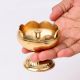 Golden Brass Flower Shape Lamp Diya for Decoration