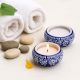 4 Pieces Decorative Flower Modern Tea Light Holder
