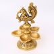 Handmade Finest Brass Peacock Oil Lamp for Decoration