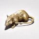 Brass Rat Figurine with Long Tail