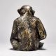 Brass Sitting Chimpanzee Figurine